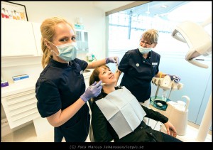 Tandläkare på praktiken